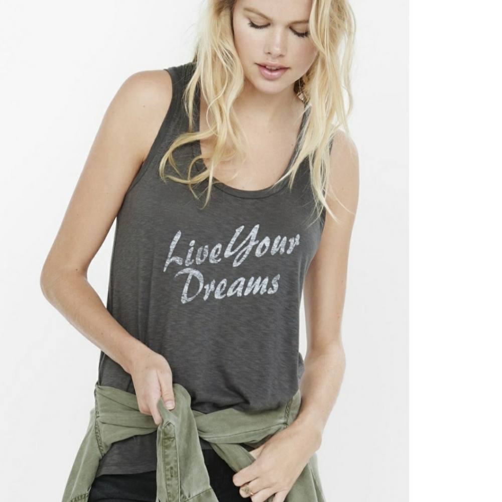 Express One Eleven Live Your Dreams Graphic Tank